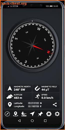 GPS Compass Navigation Pro screenshot