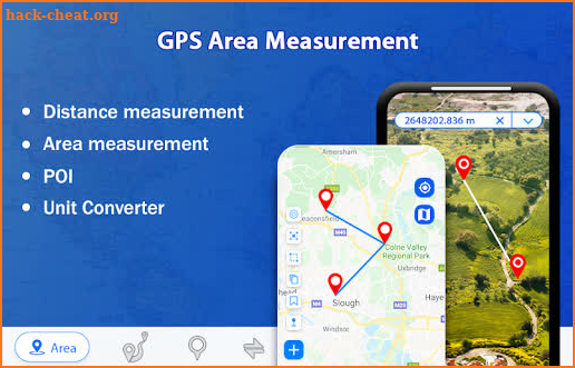 GPS Fields Area Calculator screenshot