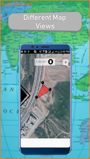 GPS Fields Area Measure & Map Distance Calculator screenshot