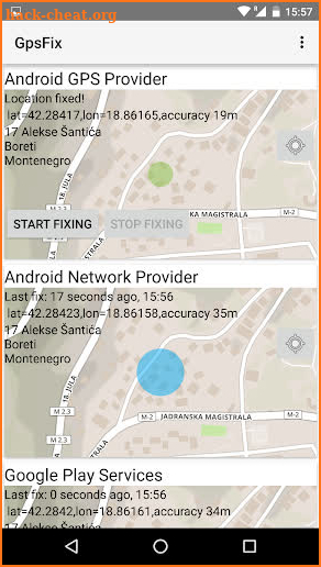 GPS Fix screenshot