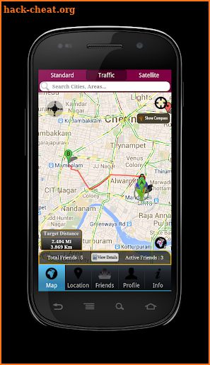 GPS Friend Locator screenshot