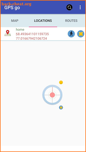 GPS go screenshot