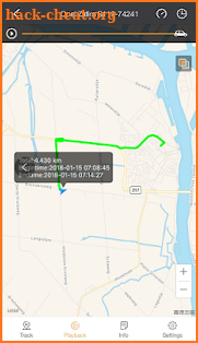 GPS iTrack screenshot