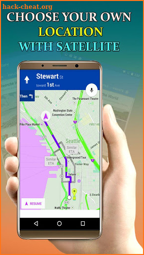 GPS Live Street Map and Travel Navigation screenshot