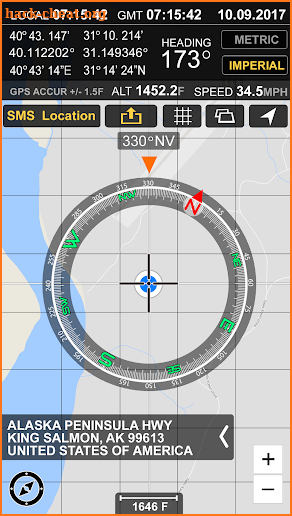 GPS Location Info, SMS Coordinates, Compass + screenshot