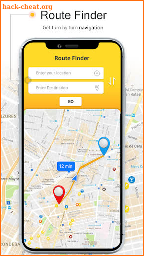 GPS Location Map Finder & Area Calculator App screenshot