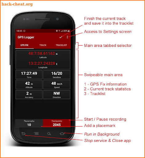 GPS Logger screenshot