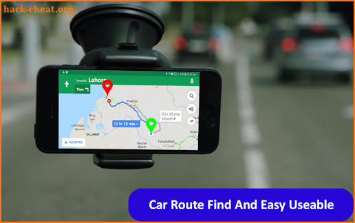 GPS Map Compass Navigation Driving & Traffic Earth screenshot