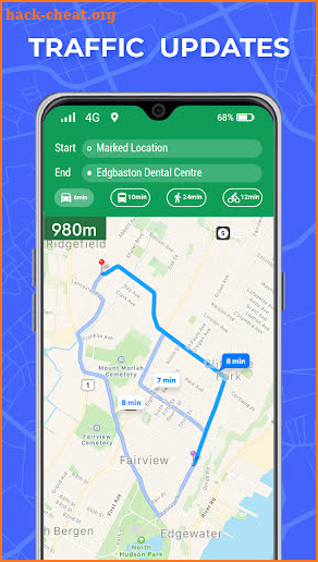 GPS Maps, Live Traffic, Routes and Navigation screenshot