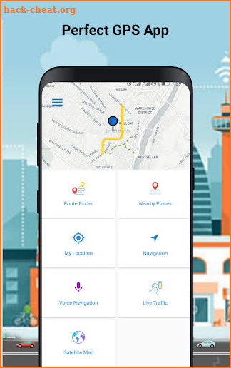 GPS Maps Voice Navigation & Best Route Finder screenshot