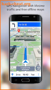 GPS Navigation - Drive with Voice, Maps & Traffic screenshot