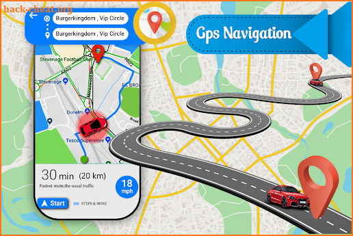 GPS Navigation Map Direction screenshot