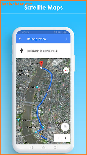 GPS Navigation Maps GPS Location Route finder app screenshot