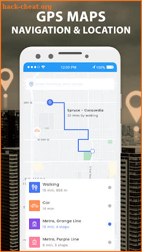 GPS Navigation Road Map screenshot