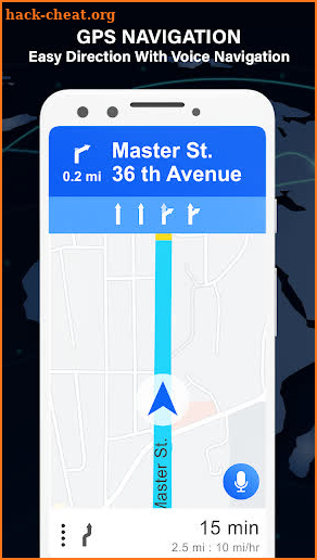 GPS Navigation route finder screenshot