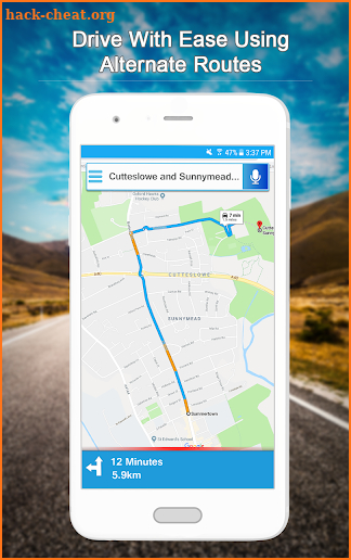 GPS Navigation Route Planner - Live Street View screenshot