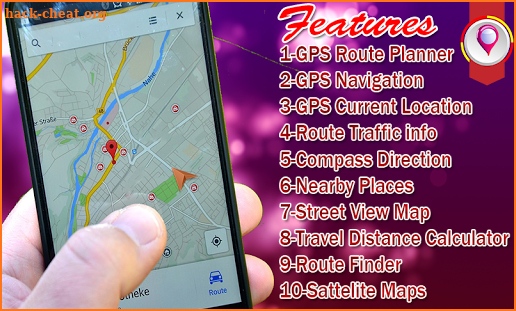 GPS Navigation, Route Planner, Maps & Street View screenshot