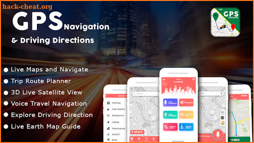 GPS navigation:Driving Directions,Maps,Routefinder screenshot