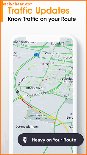 GPS Navigator - Live Traffic, Navigation & Weather screenshot