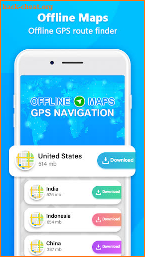 GPS Route Finder screenshot