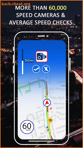 GPS Speed Camera Tracker: GPS Maps Radar Detector screenshot