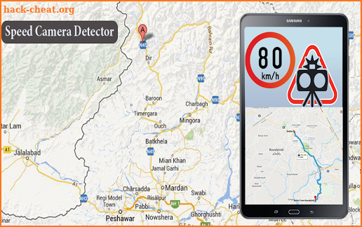 Gps SpeedCam Detecter-Route Navigation-Speed Meter screenshot