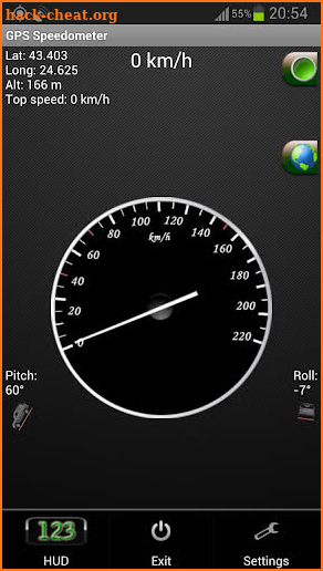 GPS Speedometer & Flashlight screenshot