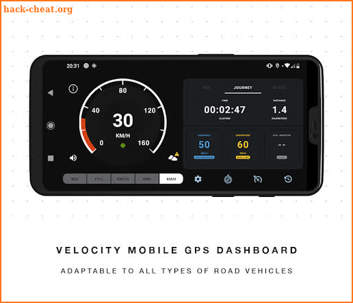 GPS Speedometer & Journey Recorder - RAMS Velocity screenshot