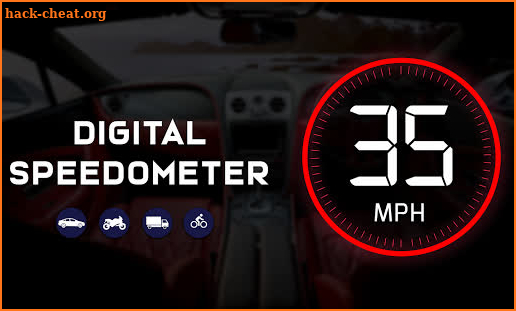 GPS Speedometer & Odometer: Digital-HUD Trip Meter screenshot