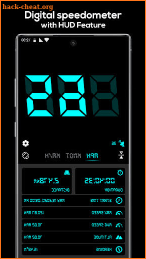 GPS Speedometer-Digital and live Map tracking ,HUD screenshot