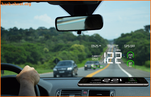 GPS Speedometer: HUD Digi Distance Meter screenshot