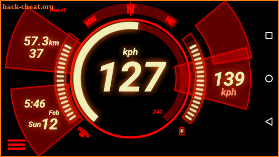 GPS Speedometer (No Ads) screenshot