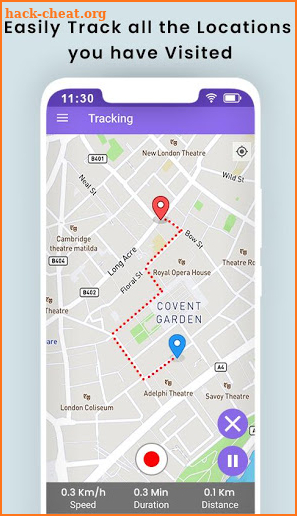 GPS Tracking Route Planner & Maps Locator screenshot