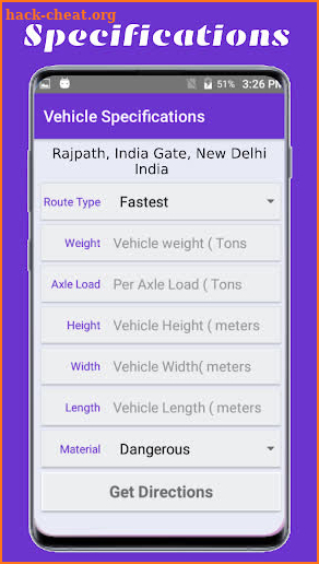 GPS Trucker tools and Truck GPS route navigation screenshot