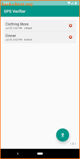GPS Verifier screenshot
