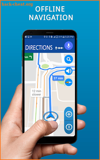 GPS Voice Navigation Driving Route Maps Tracking screenshot