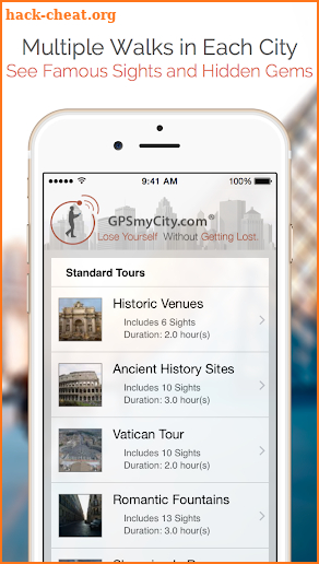 GPSmyCity: Walks and Articles screenshot