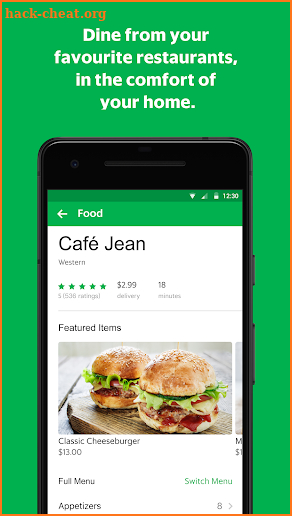 GrabFood - Food Delivery App screenshot