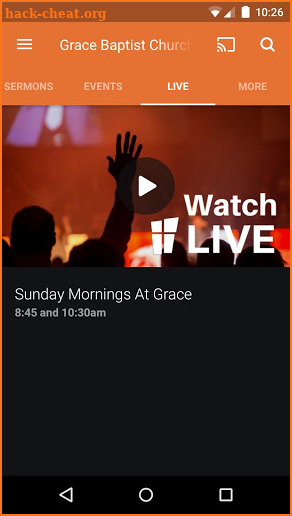 Grace Baptist Church Knoxville screenshot