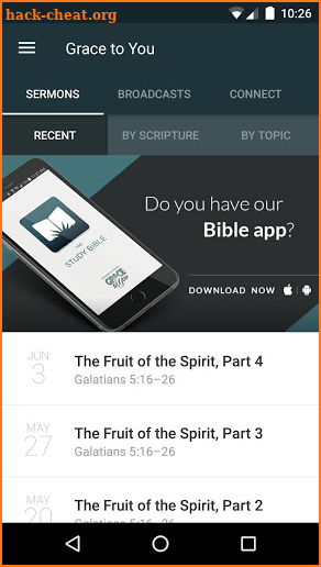 Grace to You Sermons screenshot