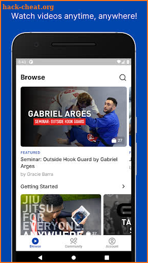 Gracie Barra Online screenshot