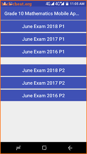 Grade 10 Mathematics Mobile Application screenshot