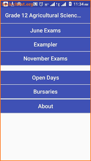 Grade 12 Agricultural Sciences Mobile Application screenshot