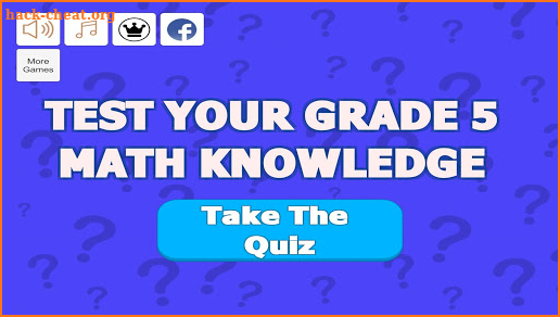 Grade 5 Math Trivia screenshot