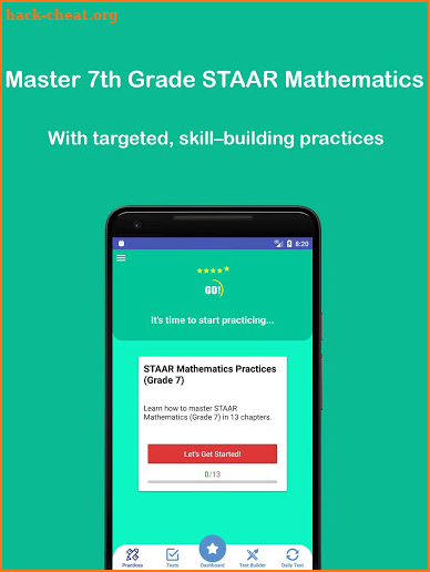 Grade 7 STAAR Math Test & Practice 2018-2019 screenshot