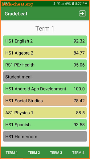 GradeLeaf for Aspen screenshot