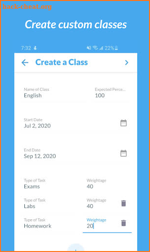 GradeSaver screenshot