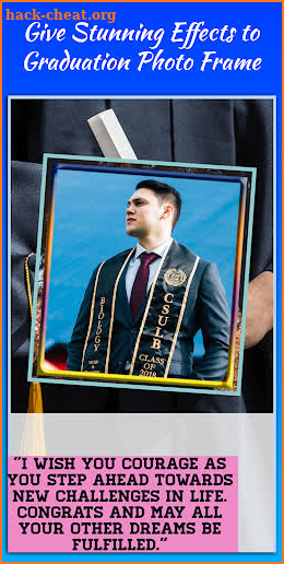 Graduation Photo Editor screenshot