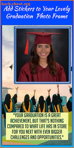 Graduation Photo Editor screenshot