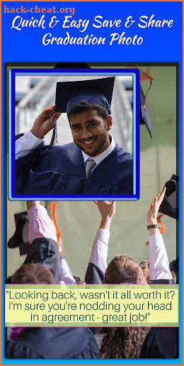 Graduation Photo Editor screenshot